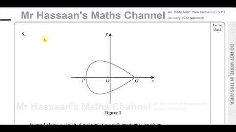 WMA14/01, IAL, (Edexcel), P4, January 2022, (unused), Q9 Volumes of Revolution, Parametric Equations
