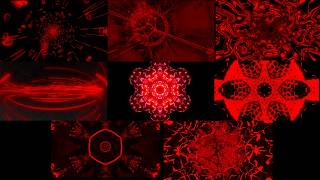Red Cyber VJ Loop Pack Vol.1 | Seamless 4K Visuals for DJ / LED / Stage