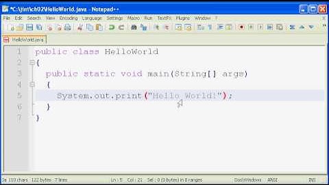 Java SE Tutorial 2 - Your First Java Program
