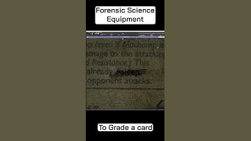 Spotting Defects in Pokémon Cards using Forensic Science Equipment - VSC 8000/HS