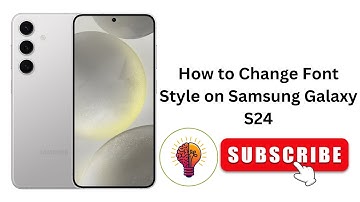 How to Change Font Size on Samsung Galaxy S24 (2024) | Easy Display Settings Tutorial!