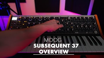 Moog Subsequent 37 Overview | Basic Sound Design