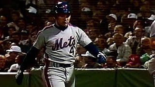 Ws Gm3 Lenny Dykstra Leads Off Game With Home Run