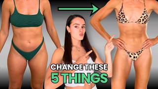Why You're Not Losing Fat & Getting Toned (5 Steps To Build Lean Muscle Definition)