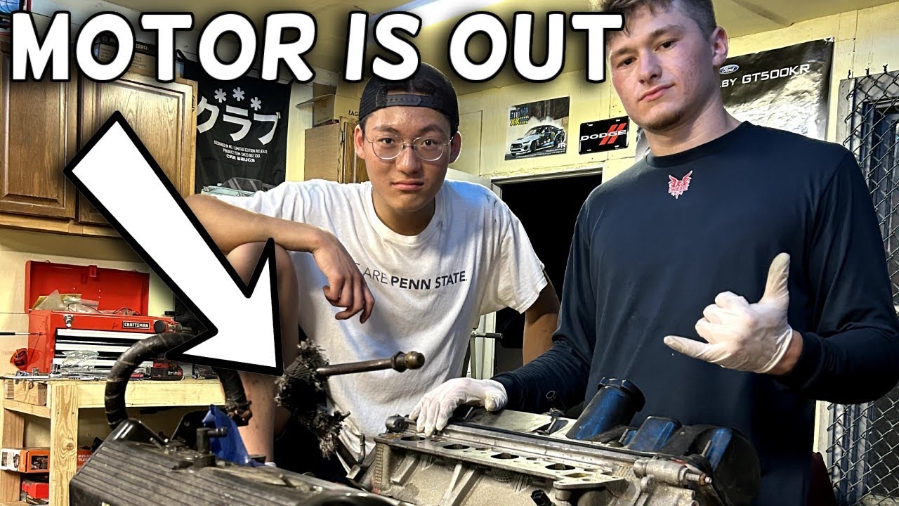 Removing The ENTIRE Powerplant of The Mustang GT!