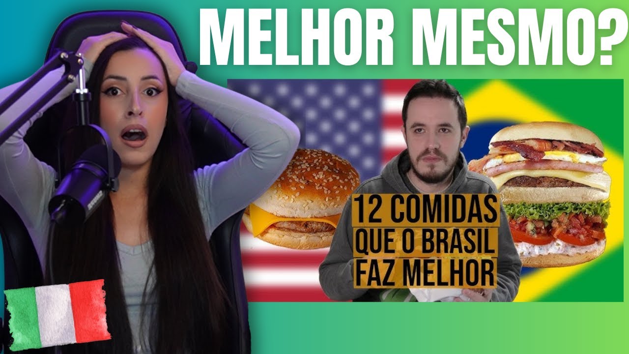 Реакция итальянцев на 12 блюд, которые в Бразилии готовят лучше всего [Субтитры на португальском ...