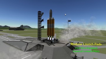 Modular Launch Pads v2 Dev Demo: General Launch Plate Test Launch