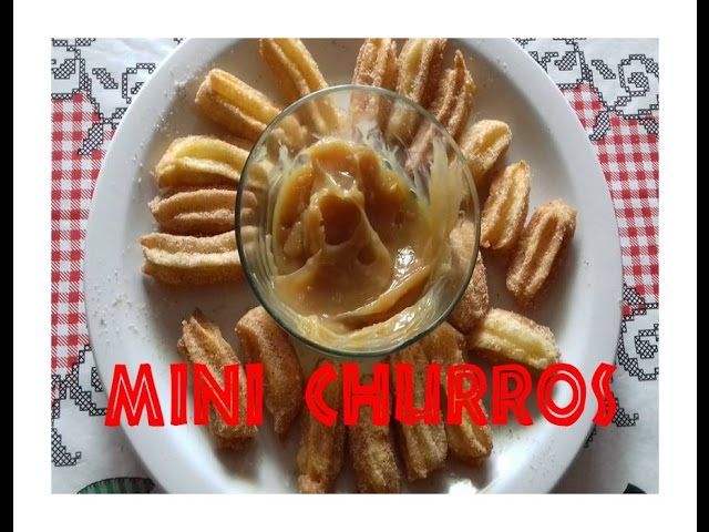RECEITINHA MINI CHURROS DE COPINHO