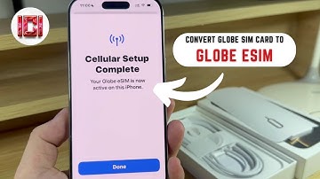 How to convert Globe SIM Card to eSIM