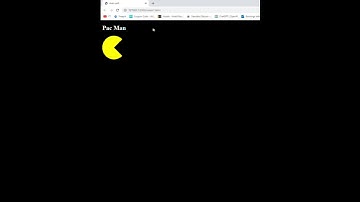 Creating Pacman using HTML and CSS tutorial for beginners