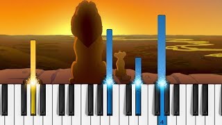 Video thumbnail of "The Lion King - This Land - Piano Tutorial - How to play "This Land" by Hans Zimmer"