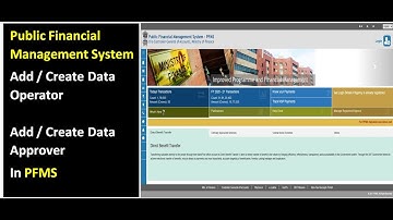 How to add create or remove data operator & data approver in PFMS Training video (Hindi & English)