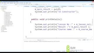 Java   Hunter tutorial   Session 9   Instance initializer block In English