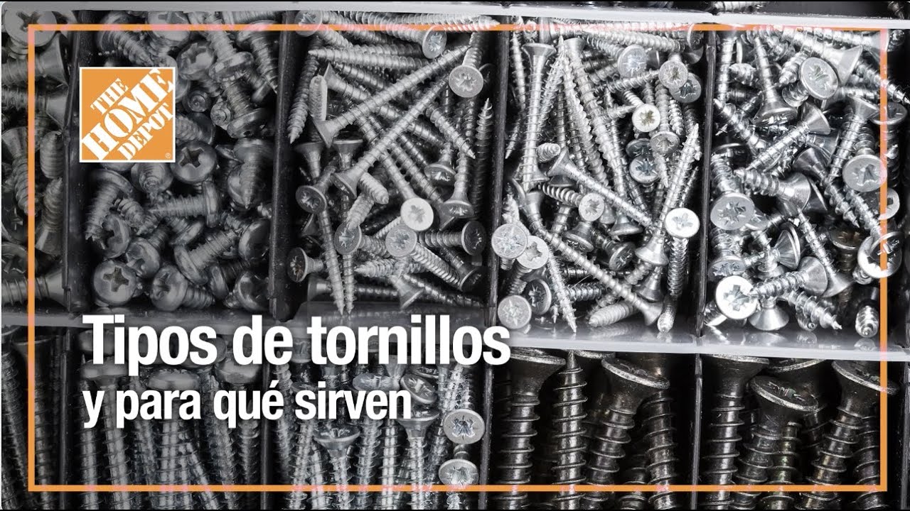 Conoce los tipos de tornillos y para qué sirven Ferretería The Home Depot Mx YouTube Conoce los tipos de tornillos y para qué sirven Ferretería The Home Depot Mx YouTube