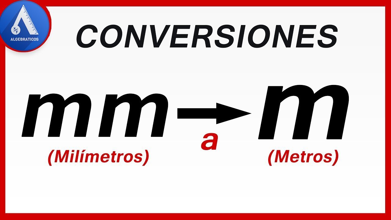 Milimetros en cm