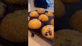 how I make blueberry muffins #baking #muffinrecipes