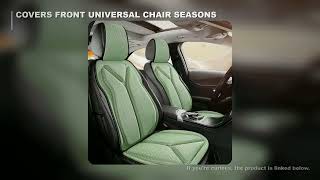 Car Seat Covers Front Set Universal 3D Soft Mats Auto Chair Cushion Breathable Vehicles Pad Anti-Sli screenshot 4