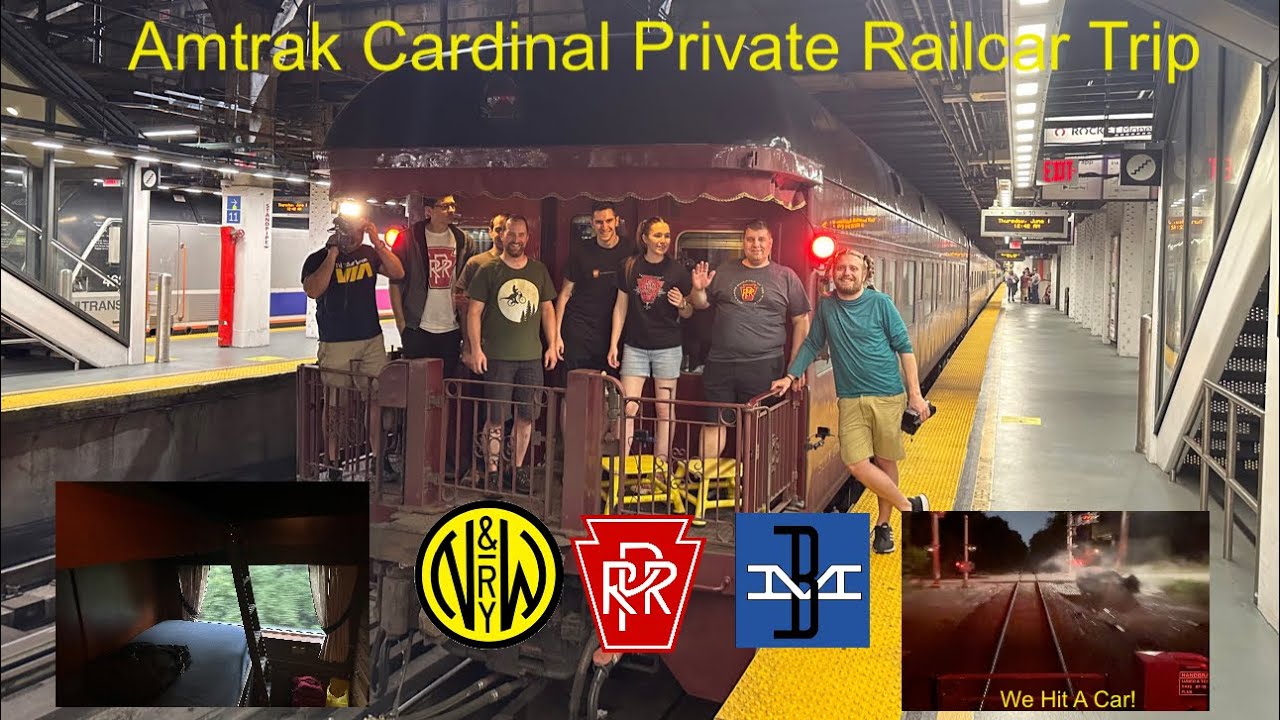 Amtrak Cardinal Private car trip. CHI-NYP on Three Private RailCars!