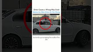 Driver causes a wrong-way crash in korea
