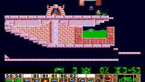 Lemmings Sunsoft 19 lets go camping (4-solutions)