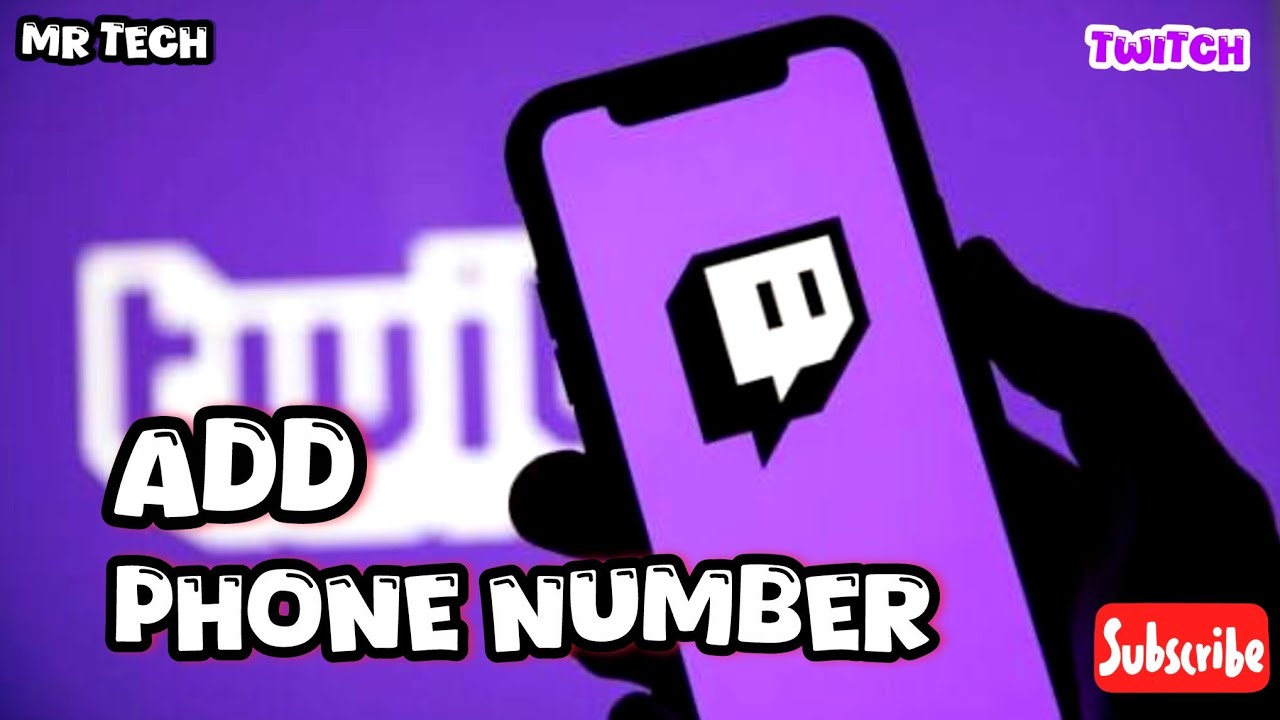 How to Add Phone Number in Twitch Application 