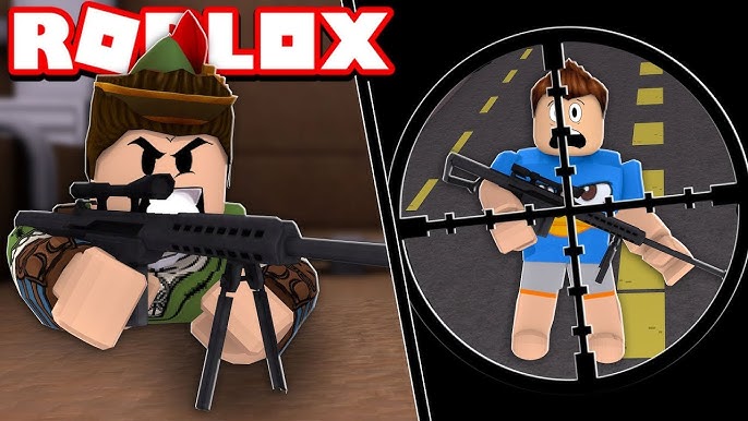 DESAFIO DO FREE FIRE NO ROBLOX! TIME COM ROBIN HOOD (GANHAMOS?)