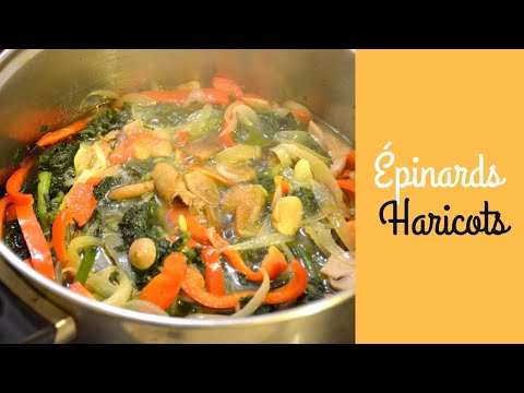Recette d'épinards et haricots verts - #Maman ♡