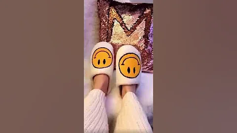 Smiley Face Slippers