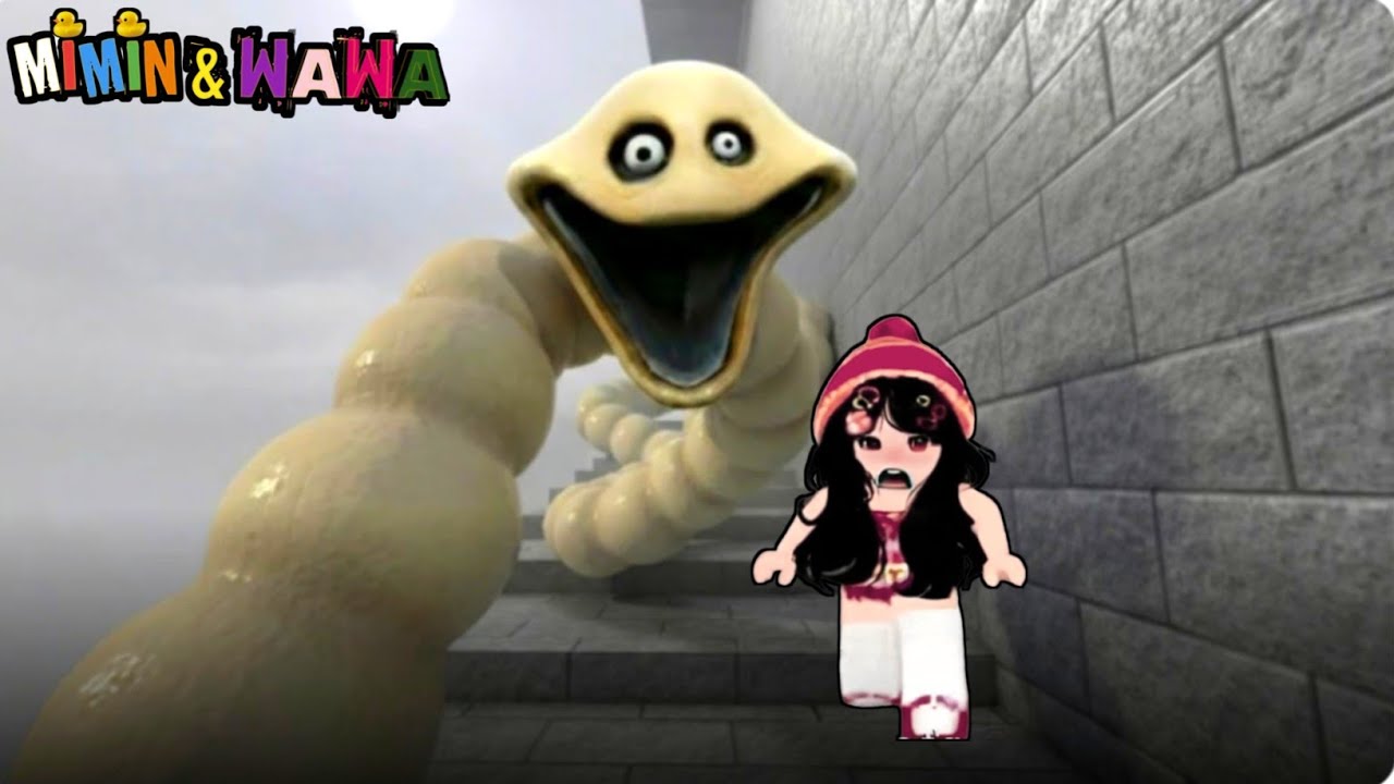 Wawa Dan Monster Cacing Putih Raksasa Di Menara | Roblox Indonesia