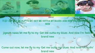 BTS Fly To My Room Lyrics (방탄소년단 내 방을 여행하는 법 가사) [Color Coded Lyrics/Han/Rom/Eng] Version 2