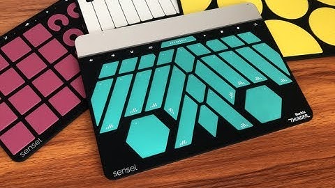 Buchla Thunder Overlay For Sensel Morph Controller