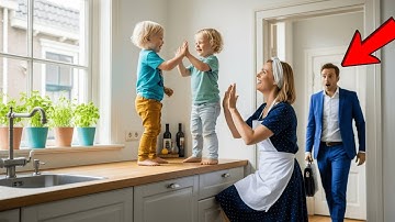 TWEELING van MILJONAIR liep NIET — tot hij de OPPAS iets ONGELOOFLIJKS zag doen