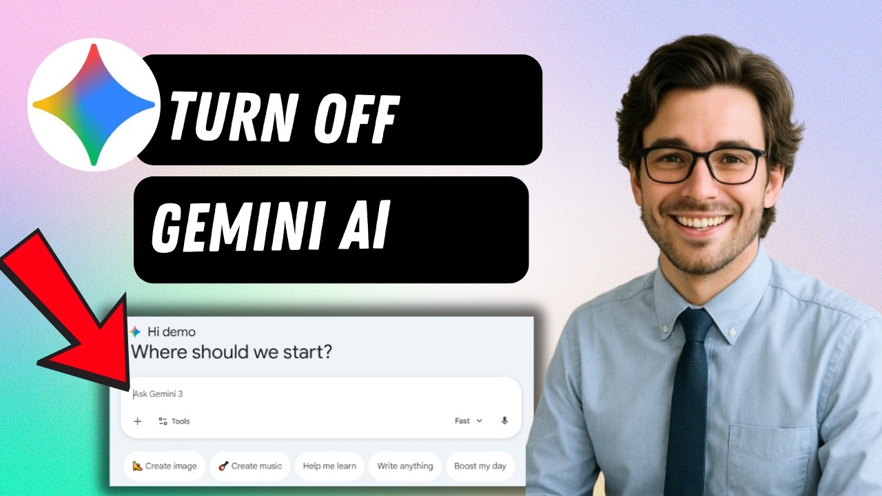 How to turn off Gemini AI (full guide 2026) - YouTube