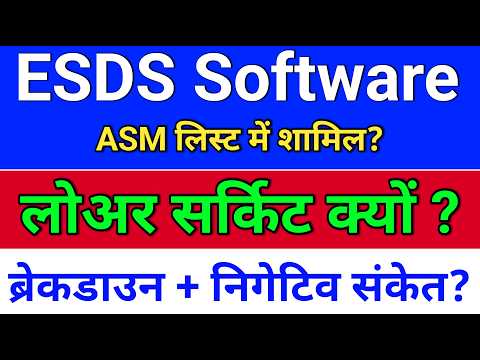 Capa de ESDS Software लोअर सर्किट? कॉन्फ्रेंस कॉल?  esds share latest news. ESDS Software ipo news