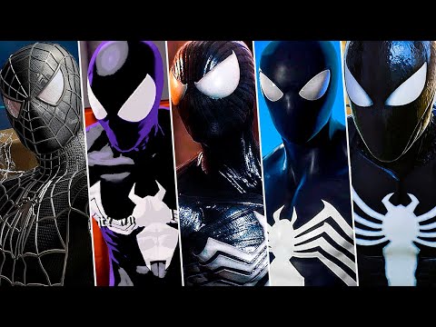 Evolution Of Black Suit In Spider-Man Games (2000 - 2023)