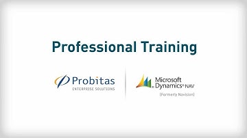 Probitas NAV (Navision) ERP and Training. UK Microsoft Dynamics NAV Specialists.