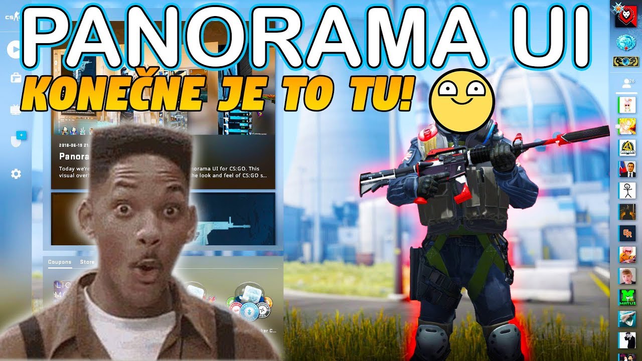 KONEČNE JE TO TU! 😁 - CS:GO Panorama UI [NOVÝ UPDATE] | TomT Highlights ...