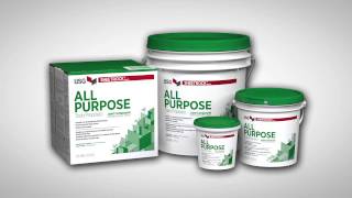 The Benefits of USG Sheetrock® Brand All Purpose Joint Compound