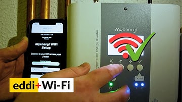 How to connect your eddi to your Wi-Fi