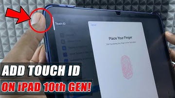 How to add Touch ID[Fingerprint] on iPad 10th Generation?