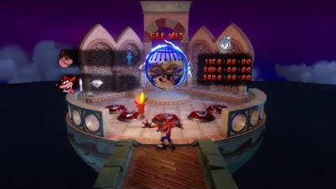 Crash Bandicoot 3: Warped - Gee Wiz Gem & Crystal (All Boxes)