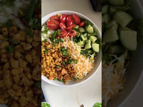 Let’s Eat! Buffalo Ranch Chicken Salad#youtubeshorts#shortsfeed#shorts #food#foodie