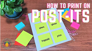 How to Print on Post-it Notes