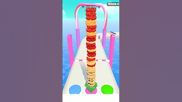 Pancake Run Level 150  Gameplay #shorts