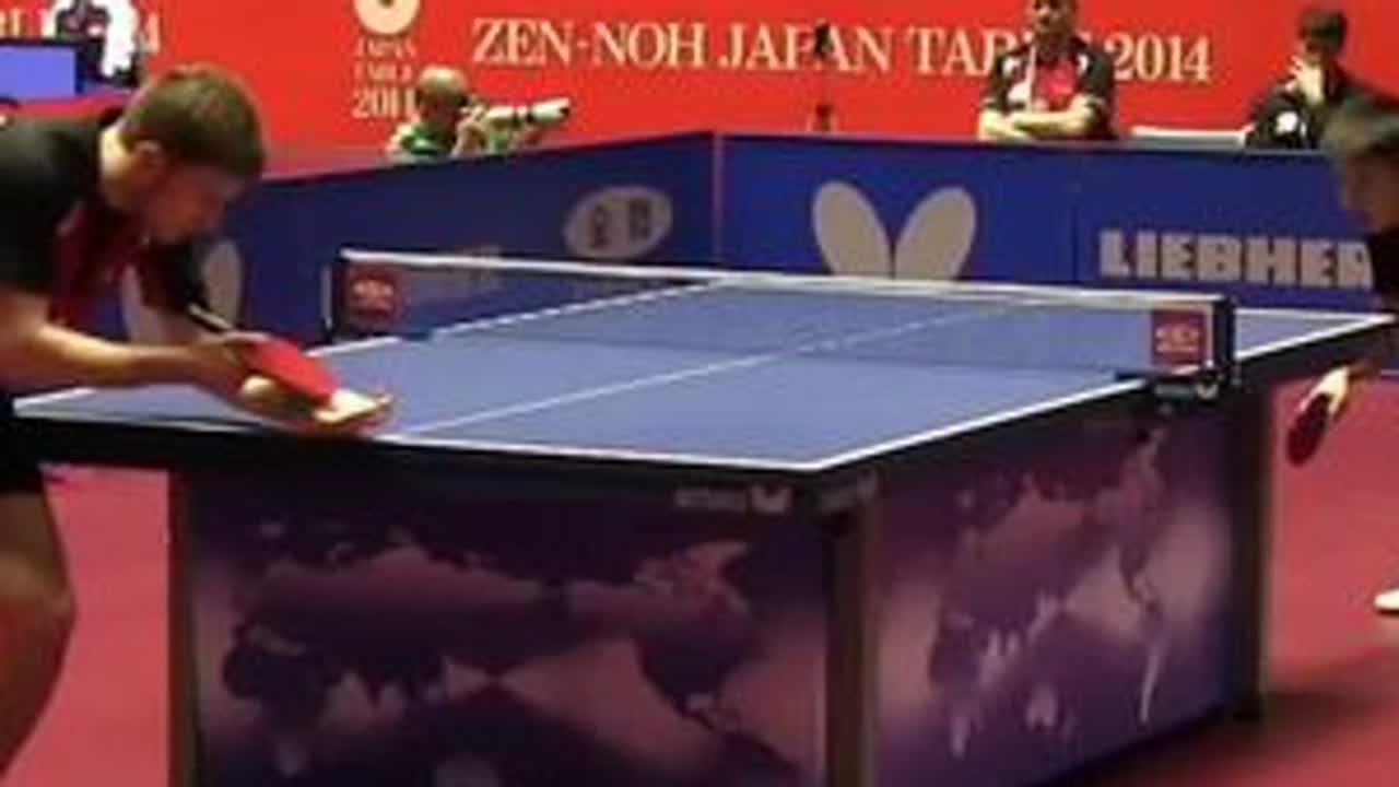 先摩后撞 张继科vs罗伯特 2014年世乒赛 男团 观众视角#竞技体育 #张继科 #世乒赛 #樊振东 #王皓