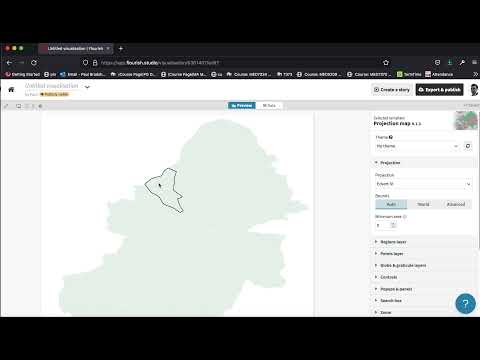 Creating a custom map in Flourish (and how to find the geoJSON for it)