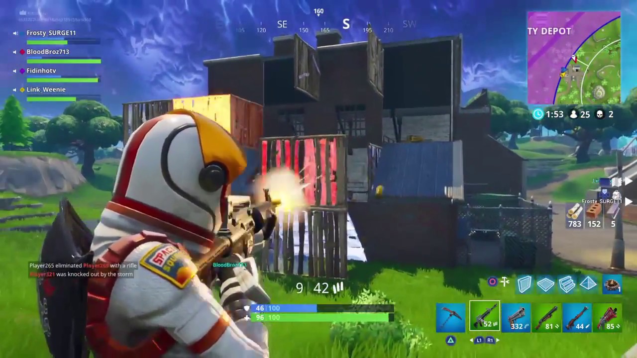 Fidinhotv's Live on Fortnite: FROSTY_SURGE 1st WIN!!!