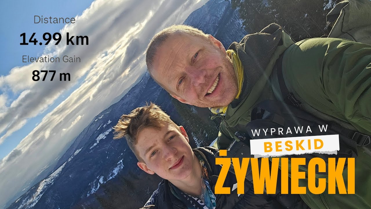 Beskid Żywiecki, wyprawa przed wizytą w Bieszczadach. 15 kilometrów po zaśnieżonych górach 