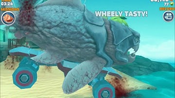 Hungry Shark Evolution Big Daddy (Dunkleosteus) with Skateboard