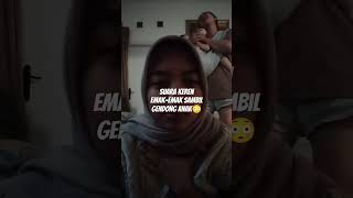 Download Lagu Suara keren emak-emak nyanyi lagu mahalini sambil gendong anak😳 MP3